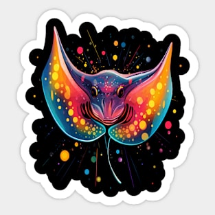 Stingray Happiness Sticker